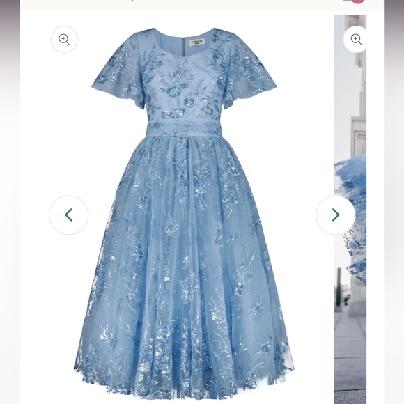 JessaKae Dresses & Skirts - JESSAKAE BLUE ELSA DRESS | XL sz 14 | EUC | Holiday dress Christmas